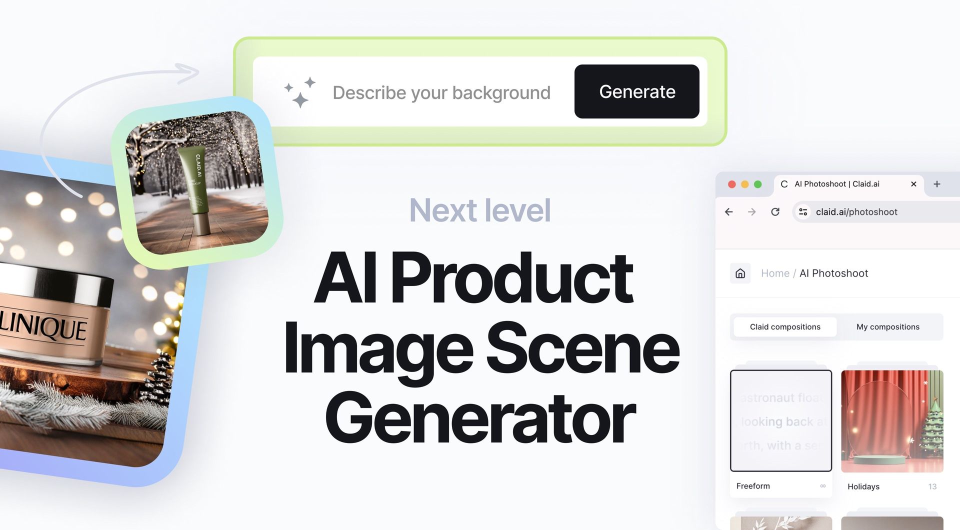 Picture for New AI Photoshoot Freeform: Next-Level Background Generator for Your Product Photos article