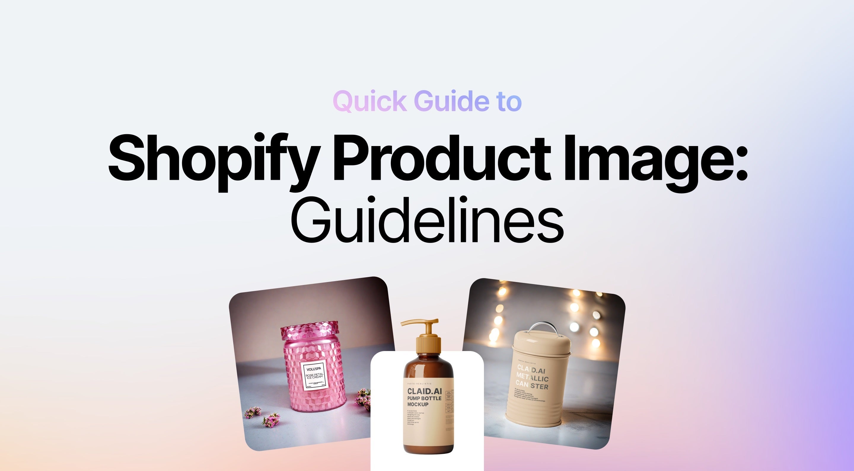Adapting Photos for Shopify Size and Format Guidelines | Claid.ai