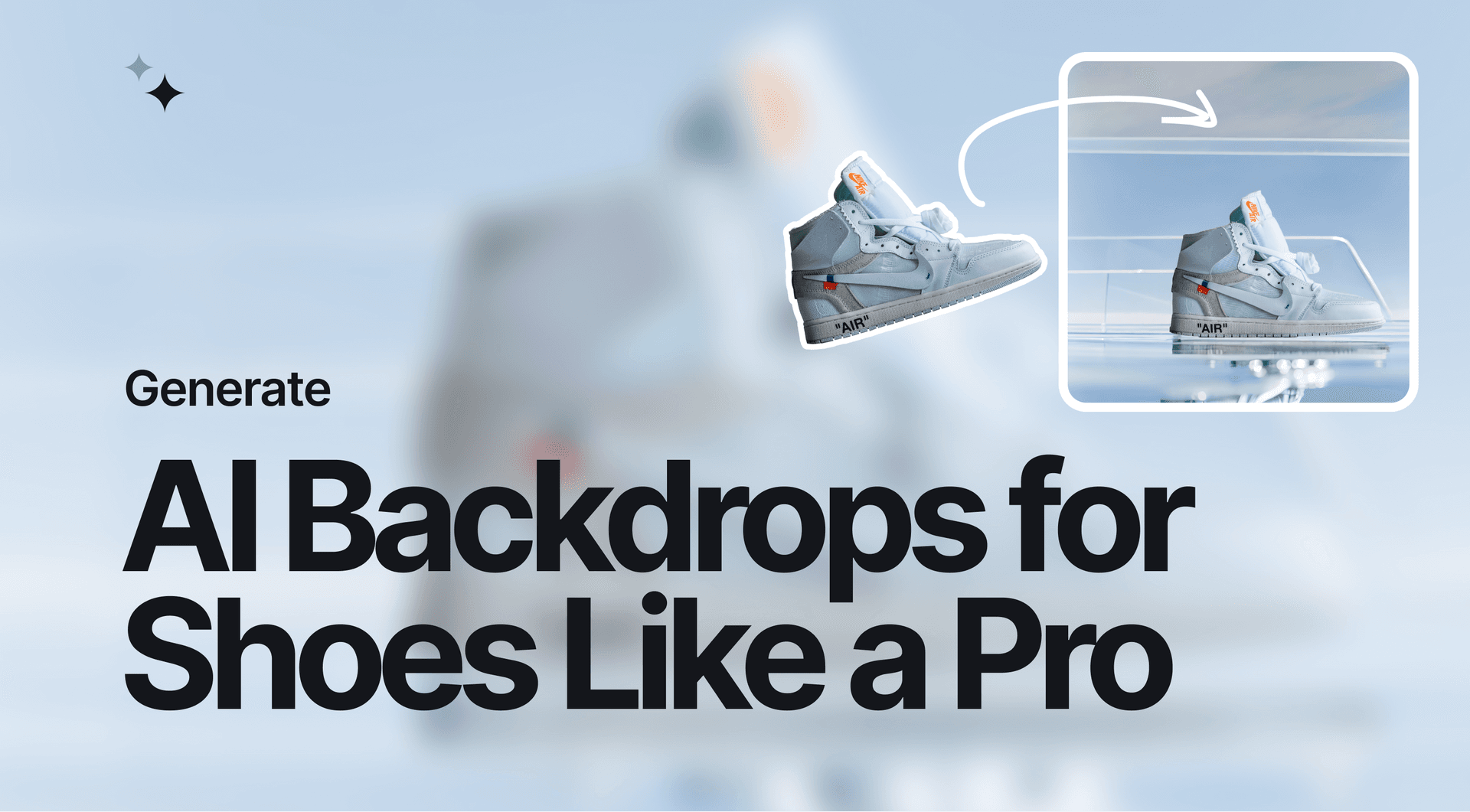 Picture for Generate AI Backgrounds for Footwear Product Photos Like a Pro article