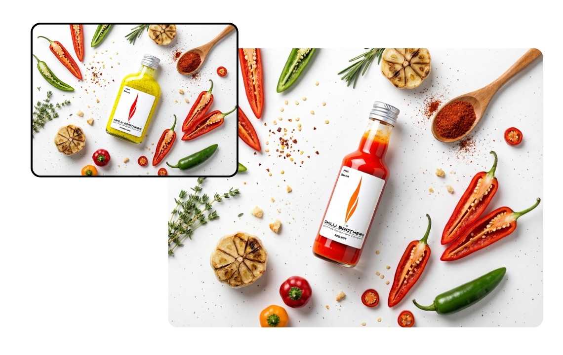 Keep consistency across more SKUs - unified product line example