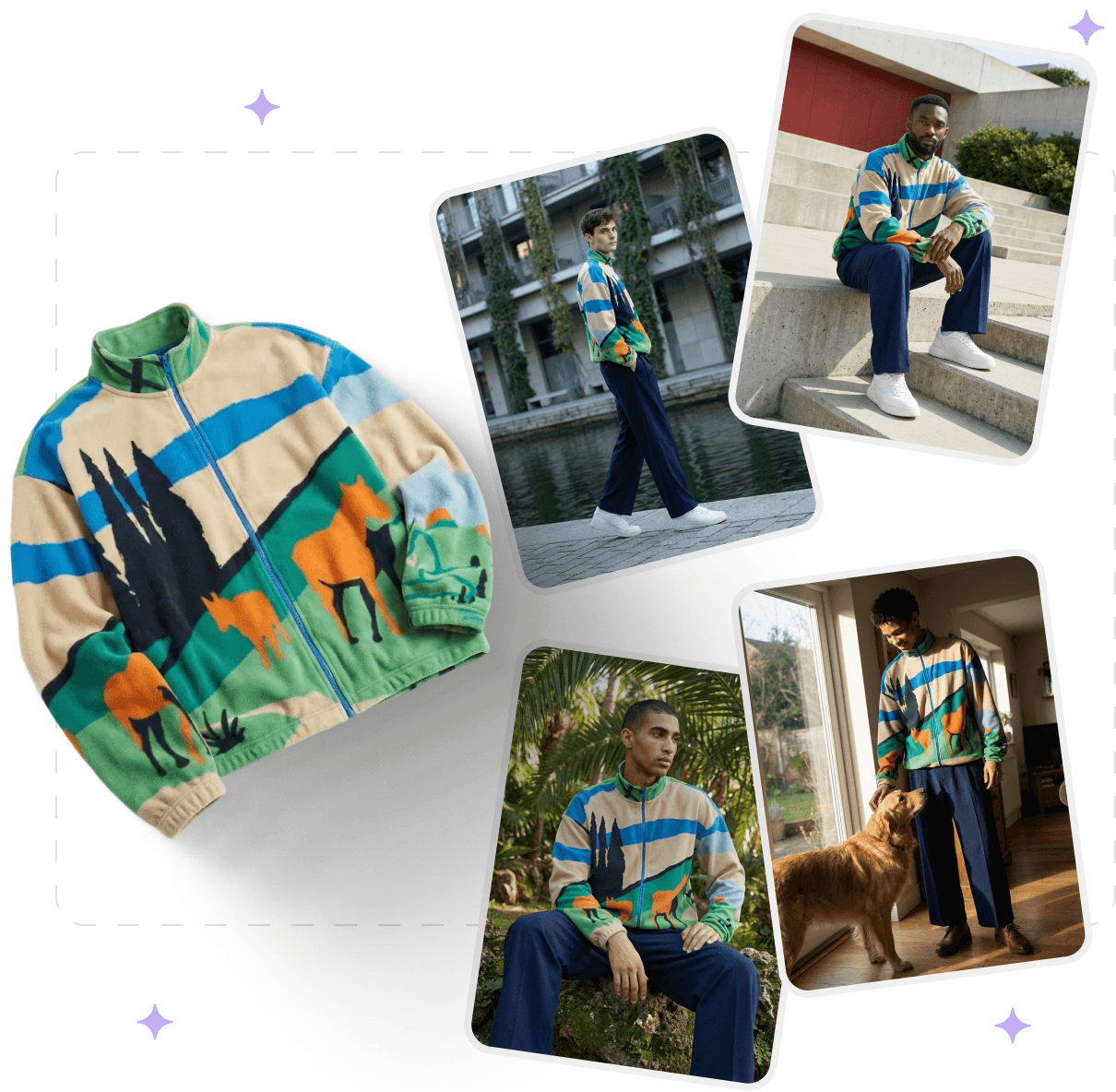 AI lifestyle photo generator for fashion