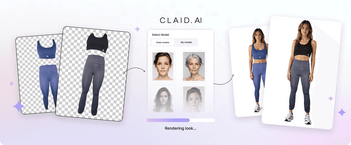 Illustration for Claid.ai image usage