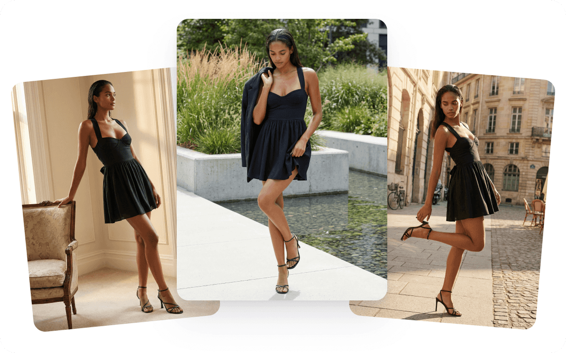 Experiment with AI fashion photoshoots