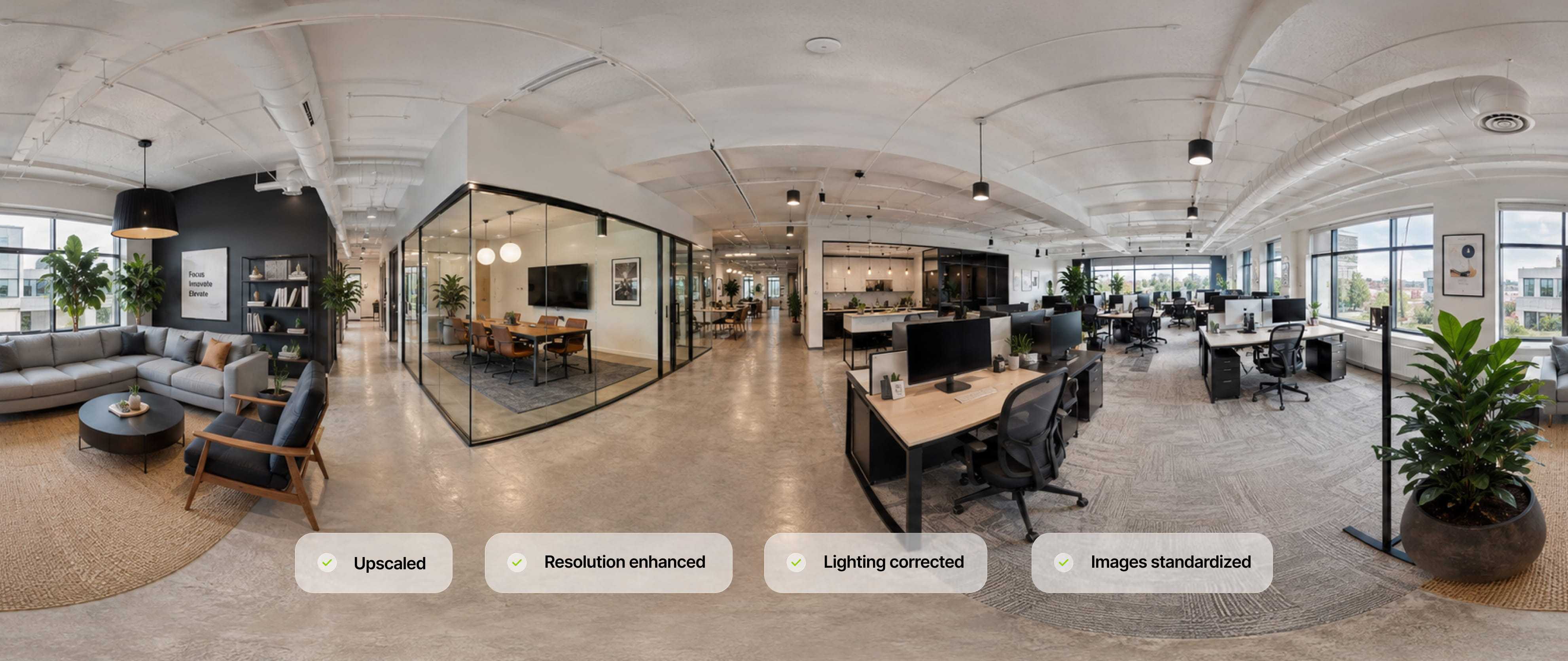 Clean up, enhance, and repurpose property photos automatically