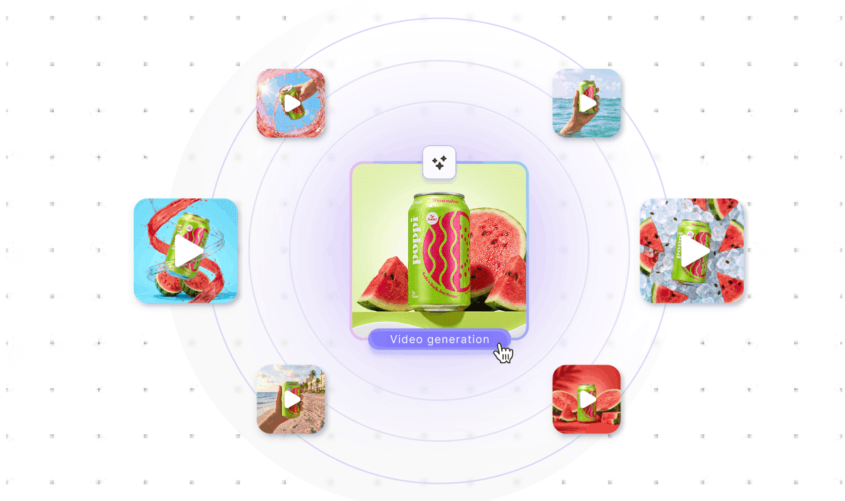 AI image-to-video generation for ecommerce products