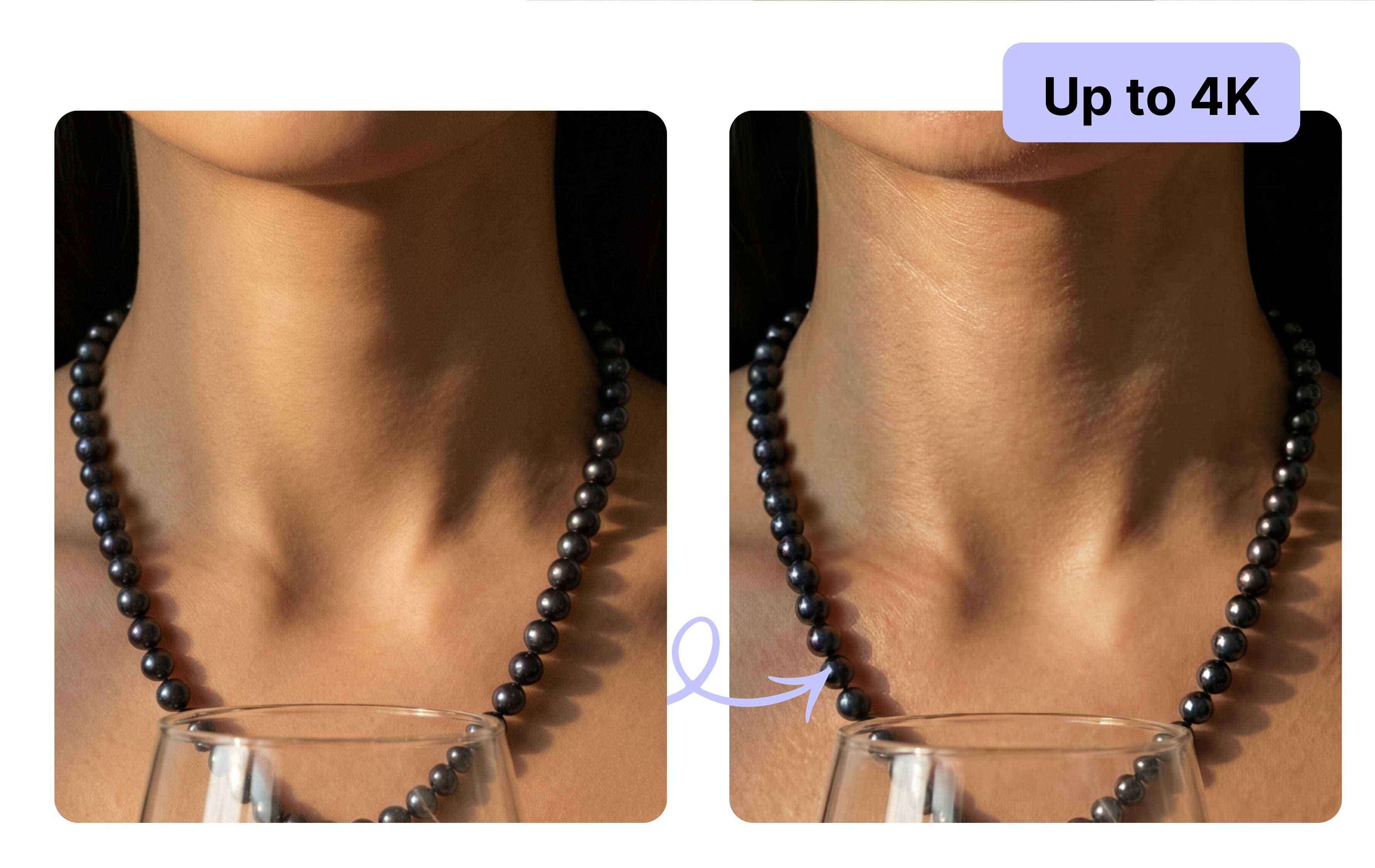 Step 3: Export photos with enhanced skin texture