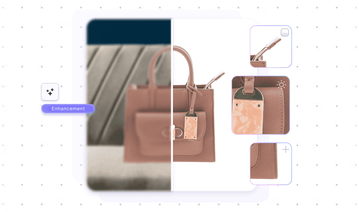 AI image enhancement for marketplace product photos