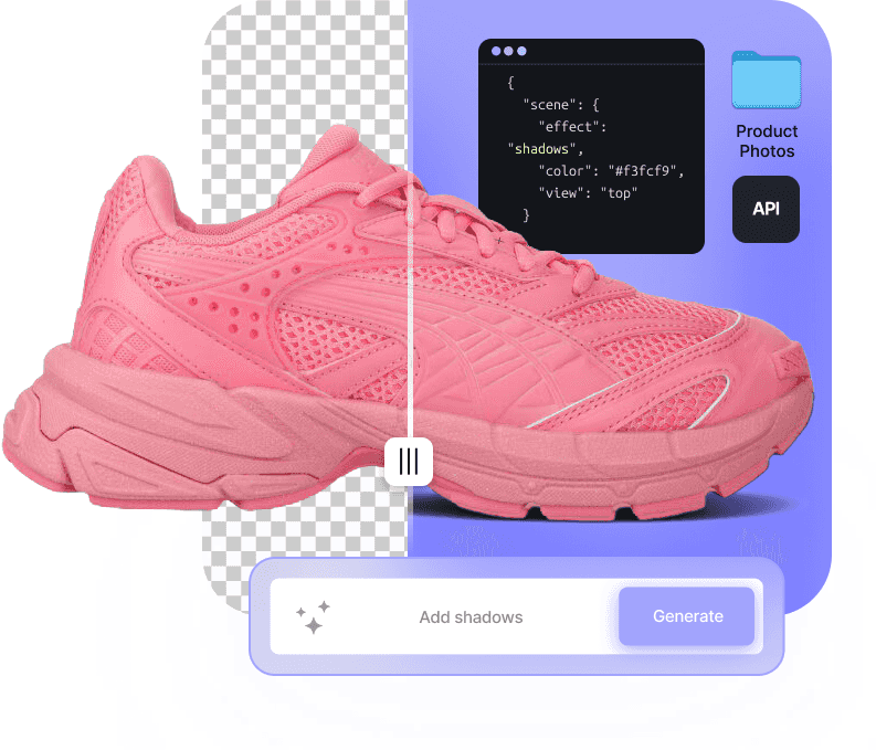 Shadow generation API illustration