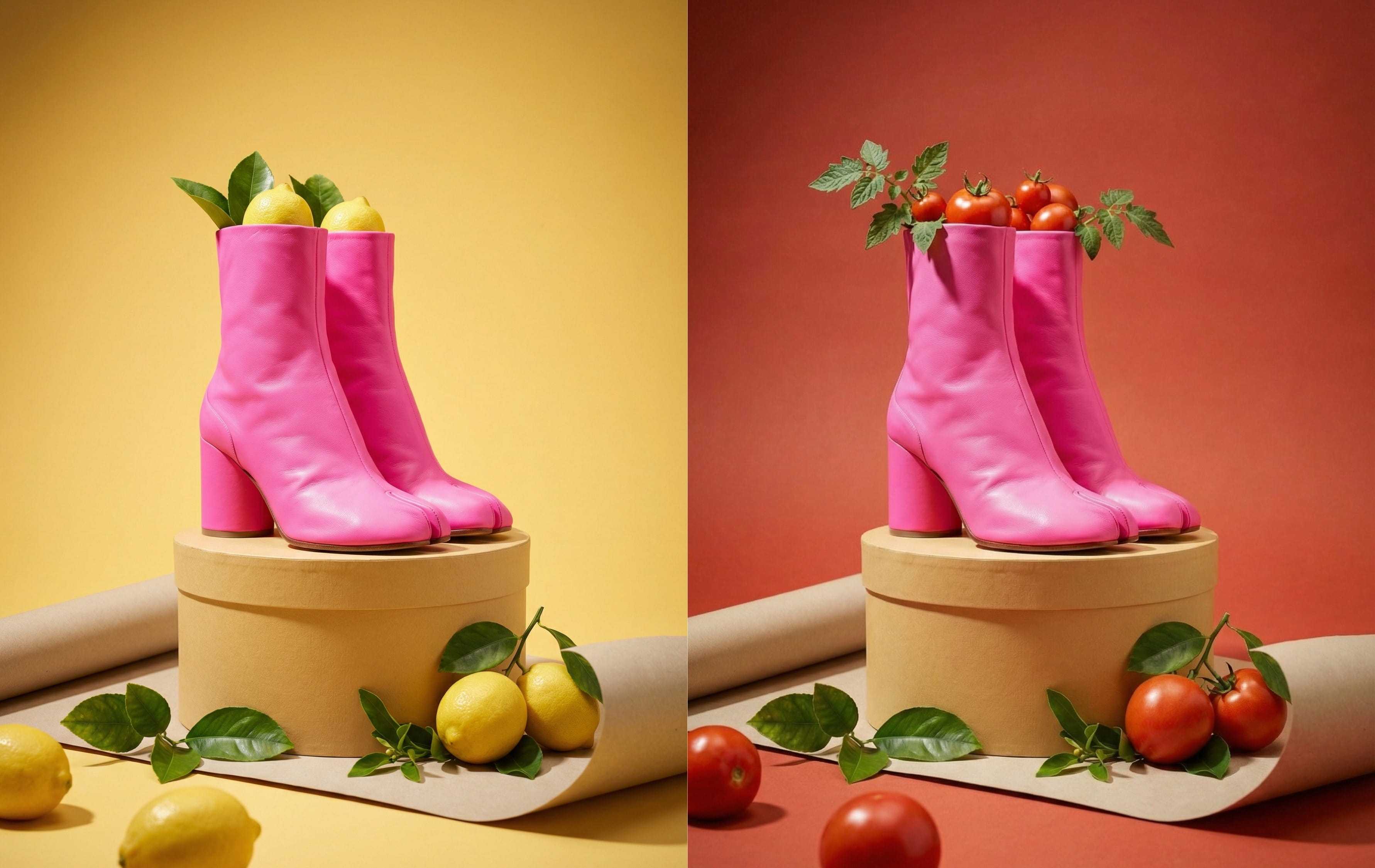 Experiment without extra costs - serum bottles with different flowers