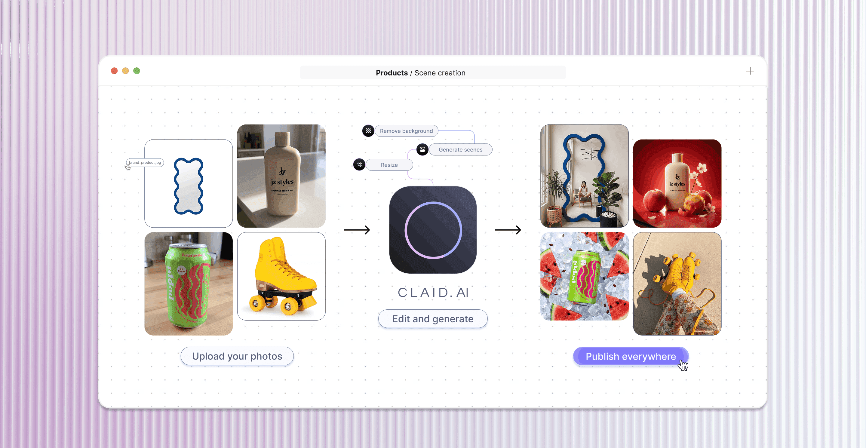 From one product photo to a full ecommerce visual system