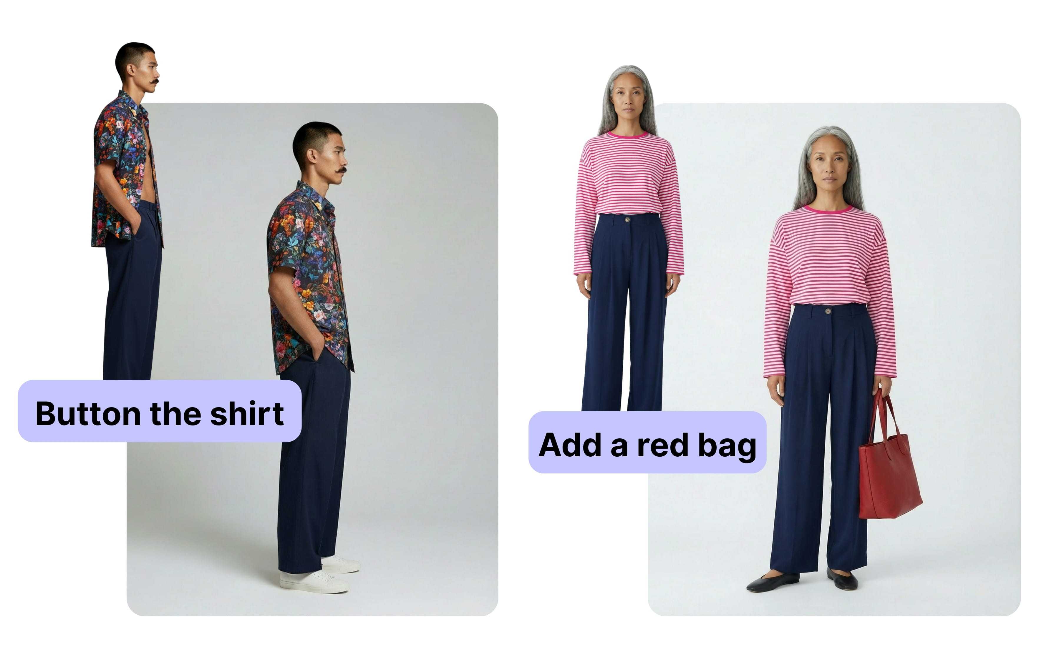 Adding objects to photos without reshoots - perfume with fruits example