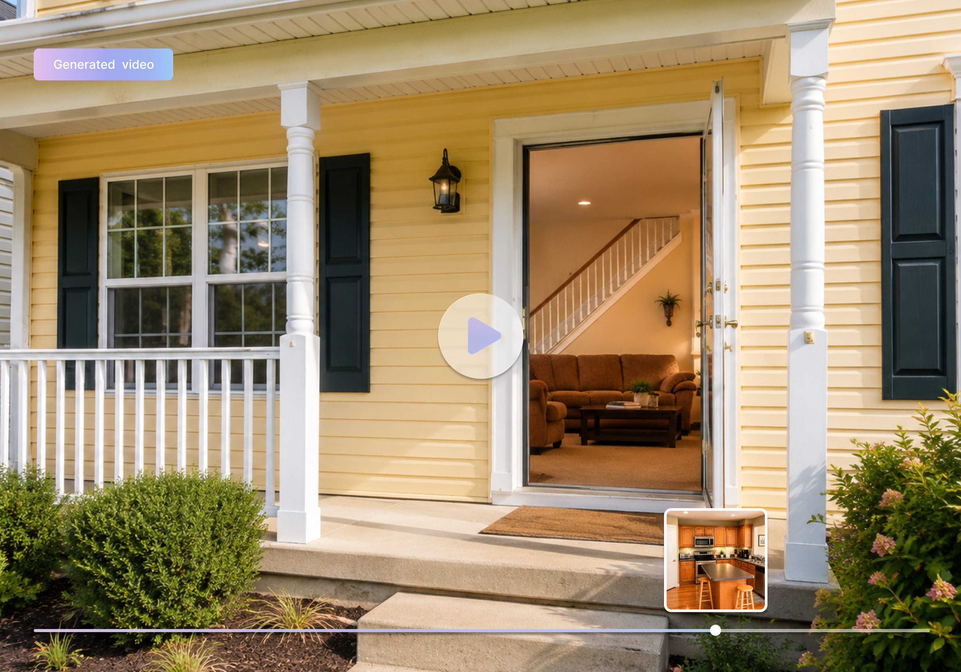 AI image-to-video for real estate listings