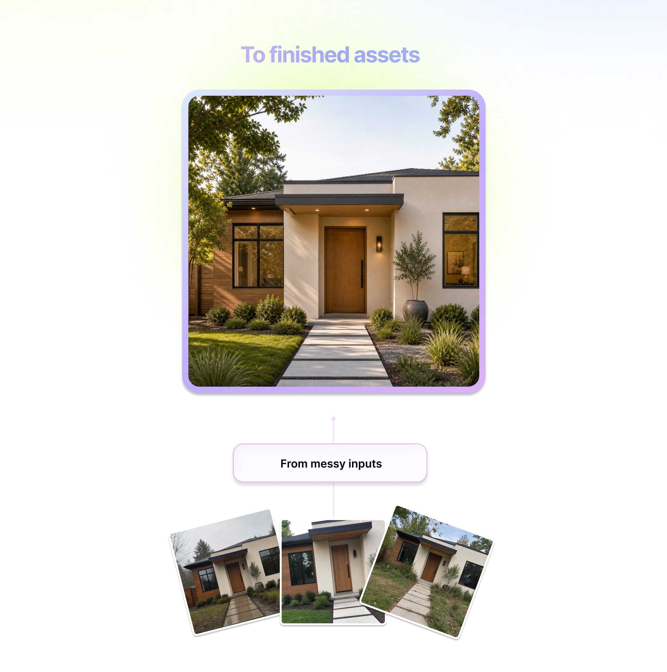 AI image and video processing for real estate listings