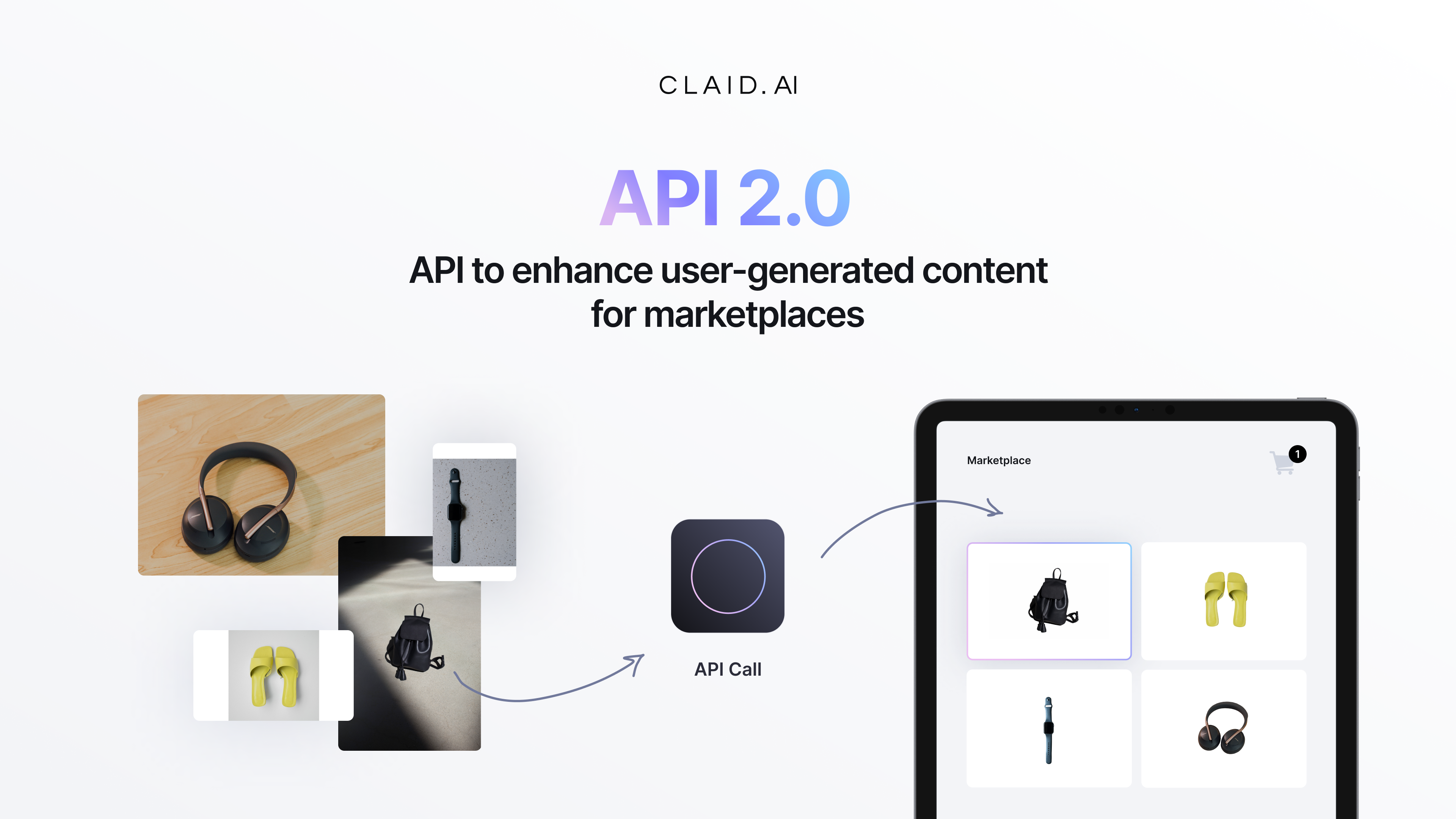 Online marketplaces rely on user-generated content but have limited control over its quality. Claid's new API allows multi-vendor platforms to automat
