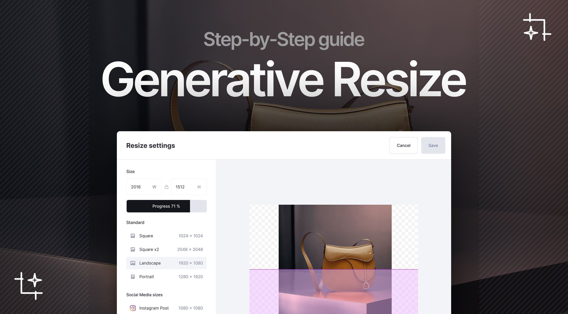 Picture for How to Resize Product Photos with AI | Generative Resize Guide article