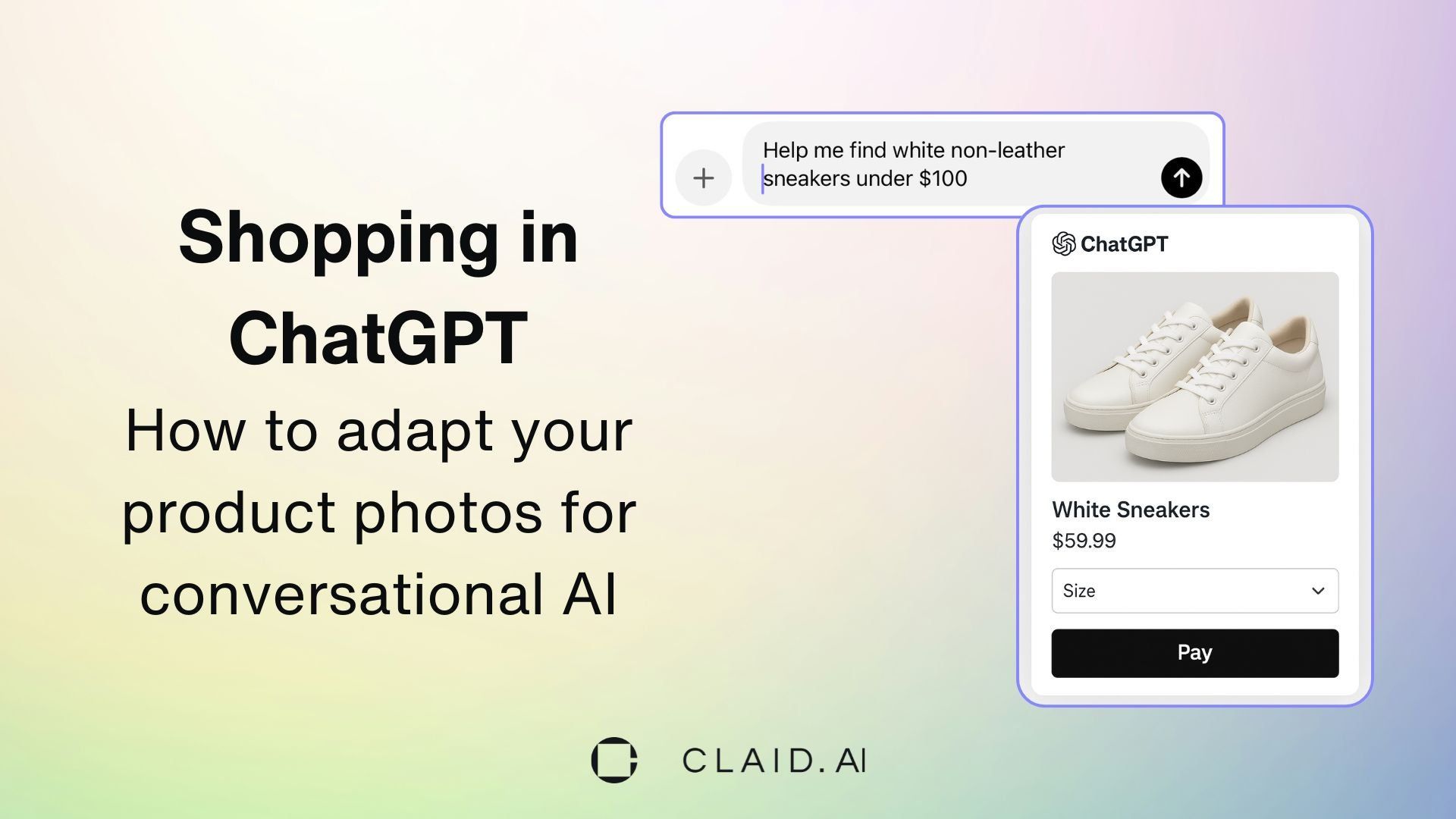 Picture for Shopping in ChatGPT: Adapting product photos for conversational AI article
