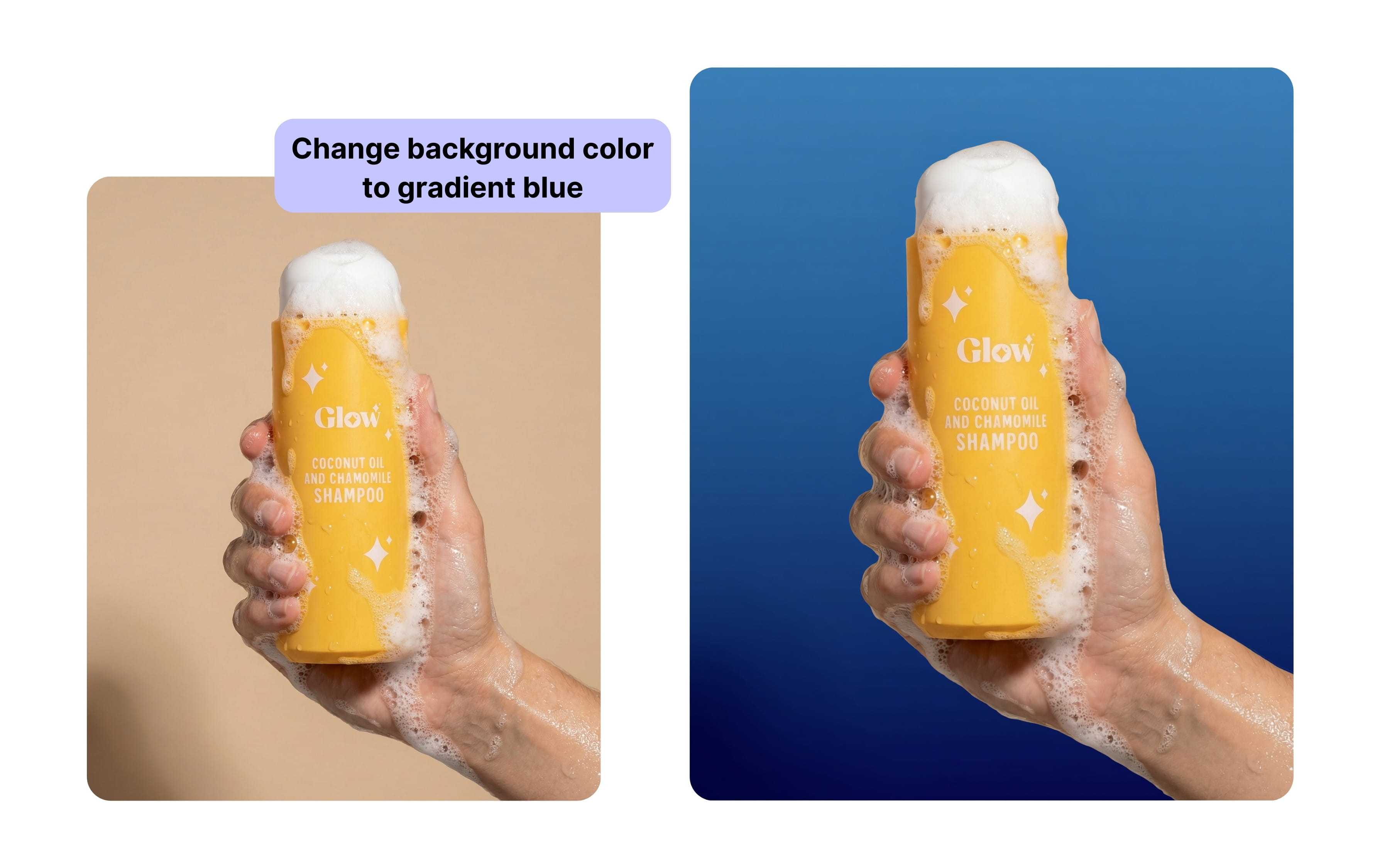 Specify the color - serum bottle with color change instruction