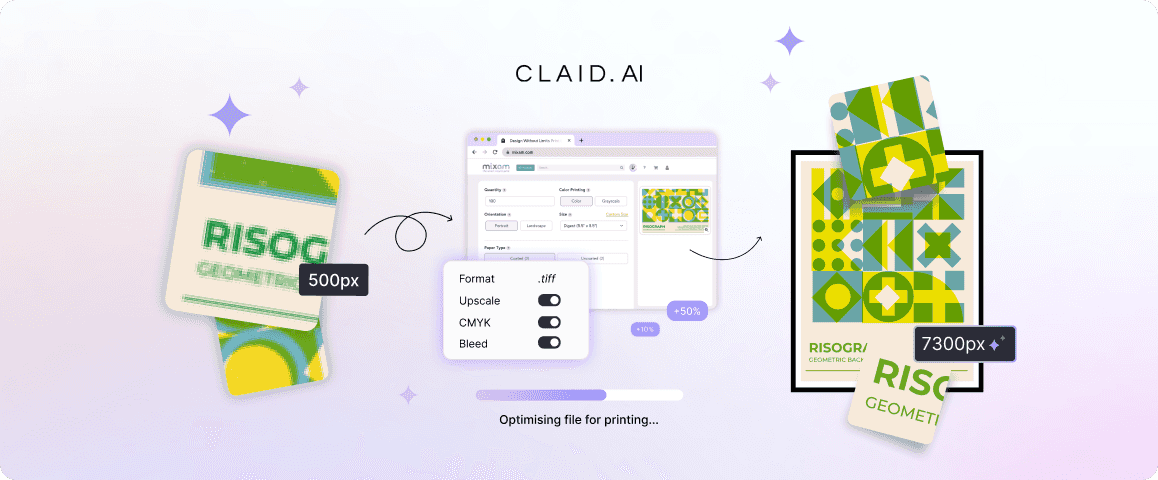 Illustration for Claid.ai image usage