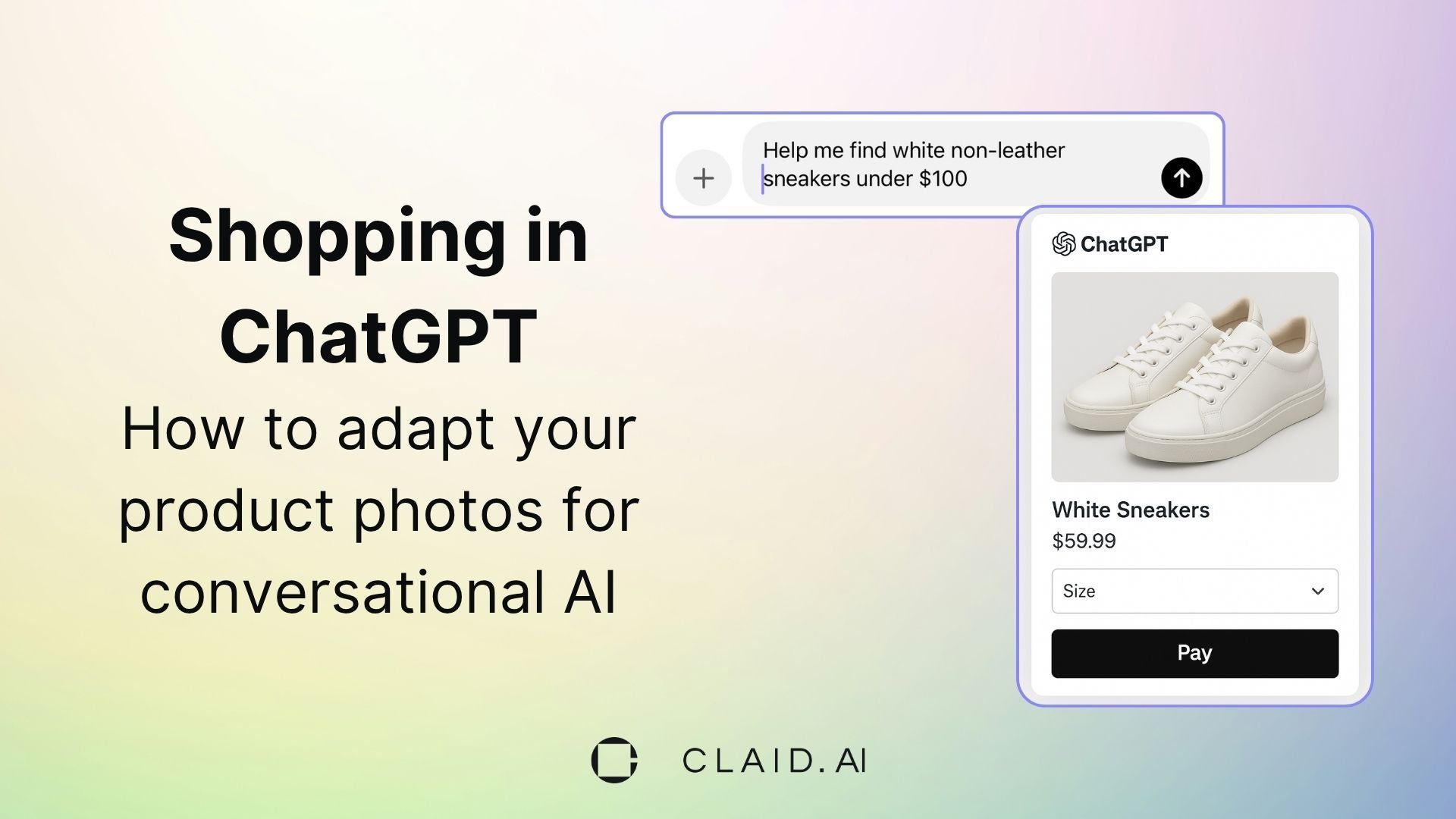 Picture for Shopping in ChatGPT: Adapting product photos for conversational AI article