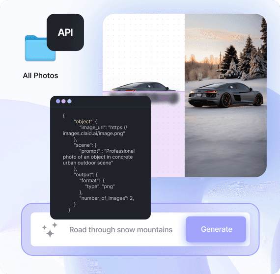 Api To Generate Pro Quality Ai Backgrounds For Product Photos Claid Ai Api To Generate Pro Quality Ai Backgrounds For Product Photos Claid Ai
