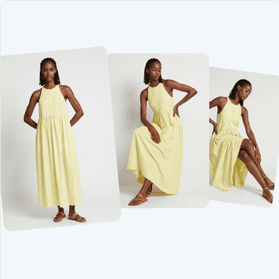 Generate multiple poses per garment