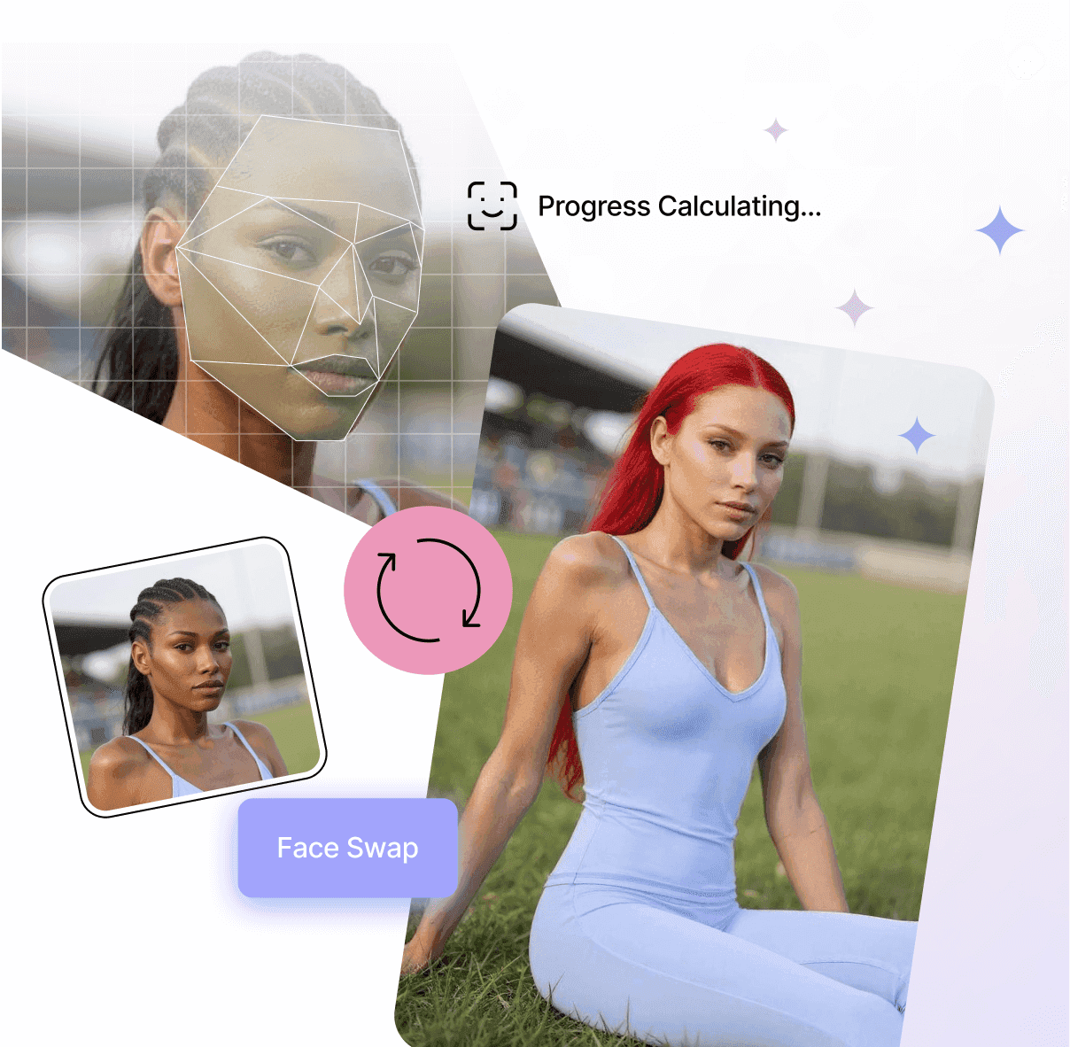 Face Swap API illustration