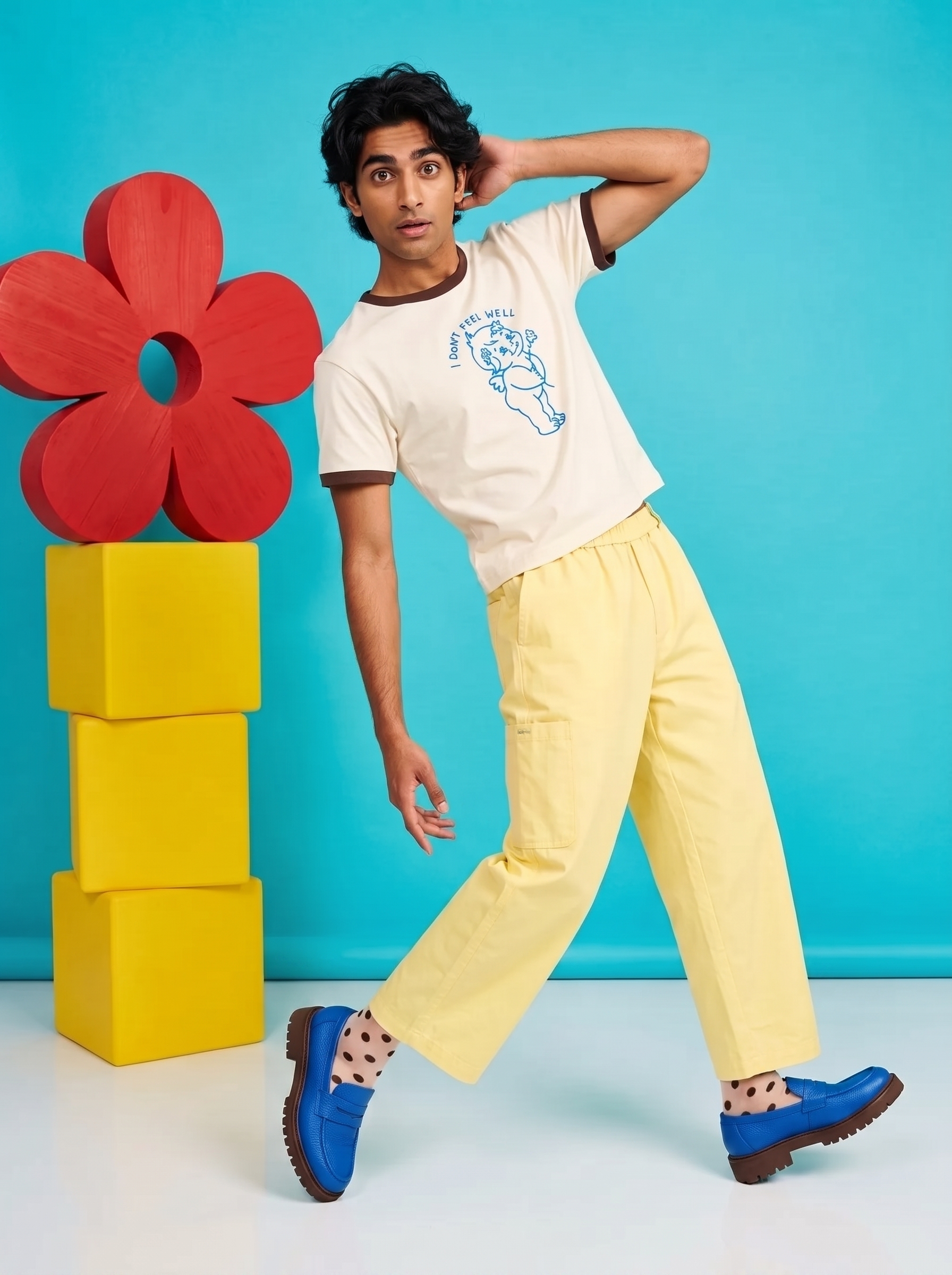 Separates look from an AI-generated fashion lookbook